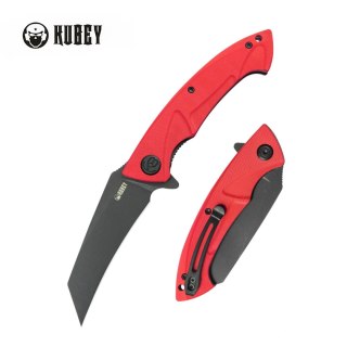 Nóż składany Kubey Anteater Red G10, Blackwashed 14C28N (KU212F) Kubey Knife