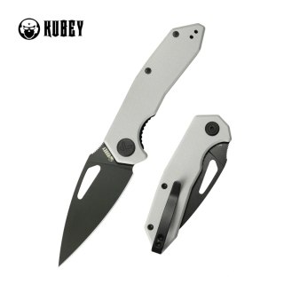 Nóż składany Kubey Coeus White G10, Blackwashed 14C28N (KU122Z) Kubey Knife