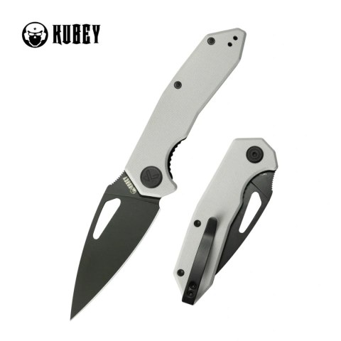 Nóż składany Kubey Coeus White G10, Blackwashed 14C28N (KU122Z) Kubey Knife