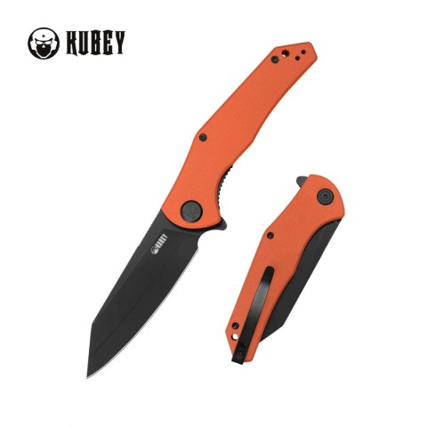 Nóż składany Kubey Flash Orange G10, Blackwashed San Mai M2 (KU158Q) Kubey Knife