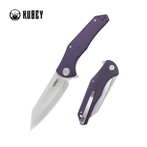 Nóż składany Kubey Flash Purple G10, Satin San Mai M2 (KU158P) Kubey Knife
