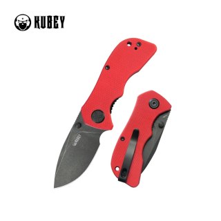 Nóż składany Kubey Karaji Red G10, Blackwashed 14C28N (KU180O) Kubey Knife