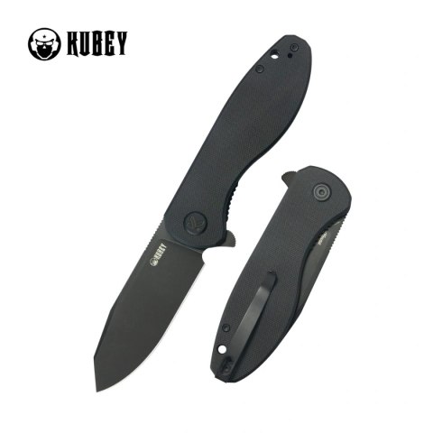 Nóż składany Kubey Master Chief Black G10, Blackwashed 14C28N by Keanu Alfaro (KU358N) Kubey Knife