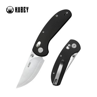 Noż składany Kubey Sparrow Black G10, Satin San Mai AUS-10 (KU449A) Kubey Knife