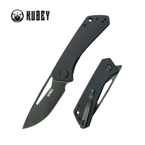 Nóż składany Kubey Thalia Black G10, Blackwashed 14C28N (KU331S) Kubey Knife