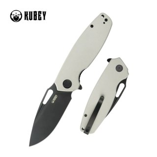 Nóż składany Kubey Tityus White G10, Blackwashed 14C28N (KU322W) Kubey Knife