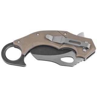 Nóż składany Maserin Karambit Brown G10, Stonewashed 420 (42013G10M) Maserin s.n.c.