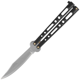Nóż składany motylek Martinez Albainox Balisong, Black Zamak, Mirror 3Cr13Mov (02053-N) Martinez Albainox