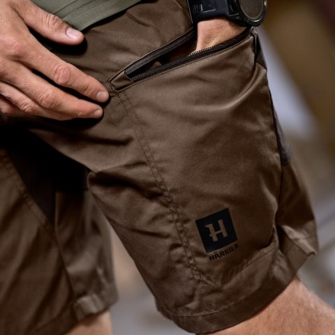 Spodenki Harkila Fjell Dark earth / shadow brown Härkila