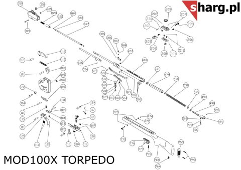 Uszczelka lufy do Hatsan Torpedo: 100X, 105X, 150, 155 (457) Hatsan Arms