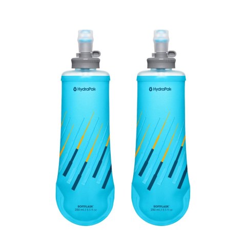 Zestaw miękkich butelek HydraPak PocketFlask 250 ml 2 Pack - malibu blue HydraPak