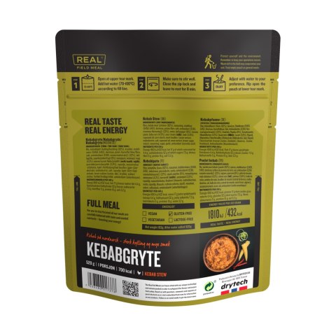 Żywność liofilizowana Real Turmat Field Meal Gulasz kebab 520 g Real Turmat