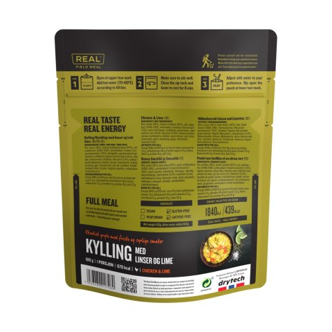 Żywność liofilizowana Real Turmat Field Meal Kurczak w sosie limonkowym 610 g Real Turmat