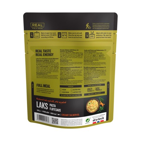 Żywność liofilizowana Real Turmat Field Meal Łosoś z makaronem w sosie śmietanowym 500 g Real Turmat