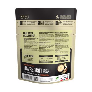 Żywność liofilizowana Real Turmat Field Meal Owsianka z jabłkiem i cynamonem 500 g Real Turmat