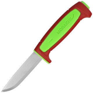 Nóż Mora Basic 511 (C) Ivy Green / Dala Red Polimer, Satin C100S Carbon Morakniv