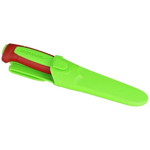 Nóż Mora Basic 511 (C) Ivy Green / Dala Red Polimer, Satin C100S Carbon Morakniv