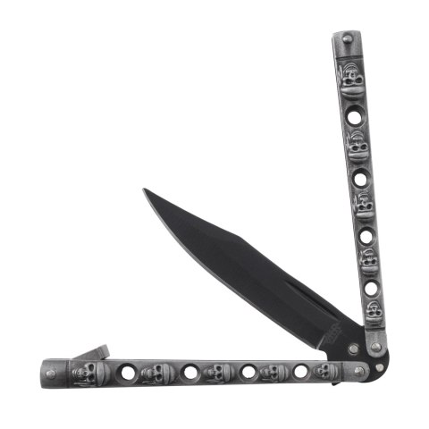 Nóż motylkowy Joker JKR0352 czaszki Joker