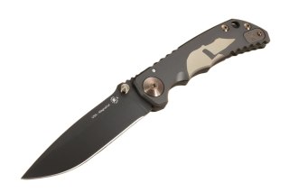 Nóż składany Spartan Blades Harsey Folder ''Gold Helmet'' Titanium, Black PVD MagnaCut Spartan Blades