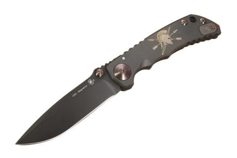 Nóż składany Spartan Blades Harsey Folder ''Gold Logo'' Titanium, Black PVD MagnaCut Spartan Blades