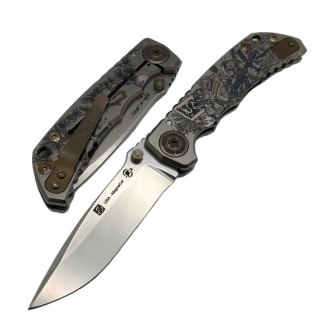 Nóż składany Spartan-Ronin Harsey Folder ''Gun Fighter'' Titanium, Stonewashed MagnaCut Spartan Blades