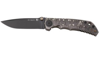 Nóż składany Spartan Blades Harsey Folder ''Spartan Battle'' Titanium, Black PVD MagnaCut Spartan Blades