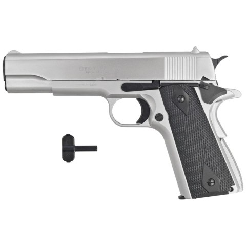 Pistolet wiatrówka Voltran Ekol ES 1911 Satin 4.5 mm - Blow Back Ekol by Voltran