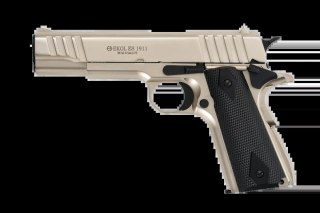 Pistolet wiatrówka Voltran Ekol ES 1911 v2 Satin 4.5 mm - Blow Back Ekol by Voltran