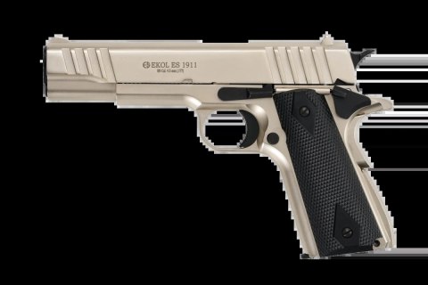 Pistolet wiatrówka Voltran Ekol ES 1911 v2 Satin 4.5 mm - Blow Back Ekol by Voltran