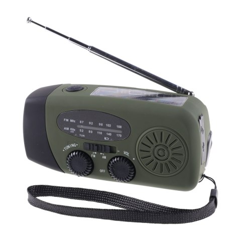 Radio survivalowe na korbkę Fosco Fosco Industries