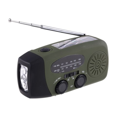 Radio survivalowe na korbkę Fosco Fosco Industries