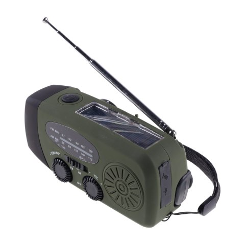 Radio survivalowe na korbkę Fosco Fosco Industries