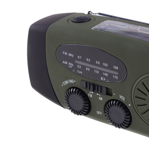 Radio survivalowe na korbkę Fosco Fosco Industries