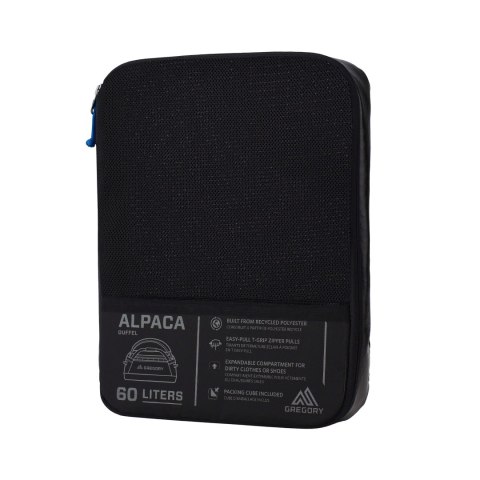 Torba podróżna Gregory Alpaca 60 - Obsidian Black Gregory
