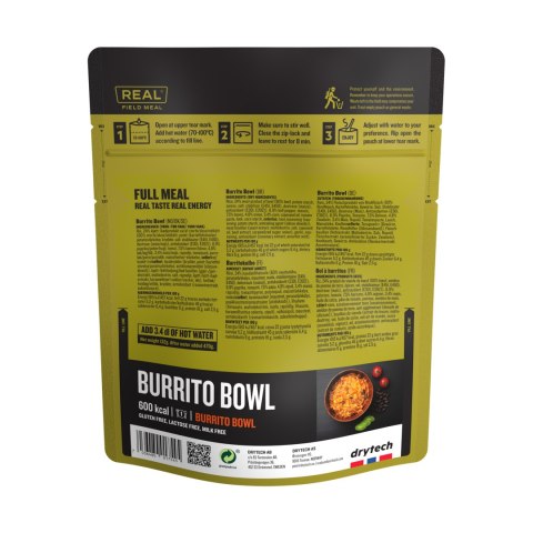 Żywność liofilizowana Real Turmat Field Meal Burrito Bowl 470 g Real Turmat
