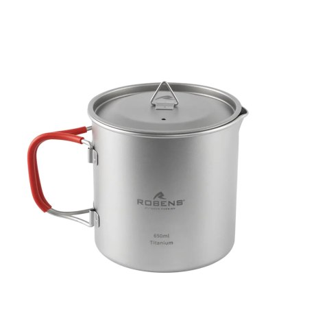 Garnek tytanowy Robens Forge Solo Pot Ultralight 650 ml - silver Robens