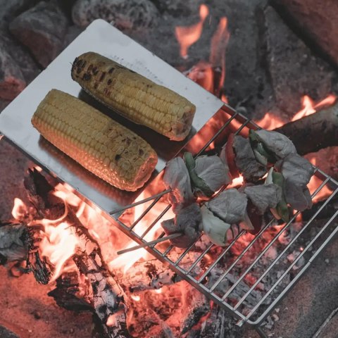Grill turystyczny Easy Camp Campfire Grill Trivet - silver Easy Camp
