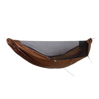 Hamak biwakowy Lesovik Draka z zawieszeniem Sneka choco root Lesovik