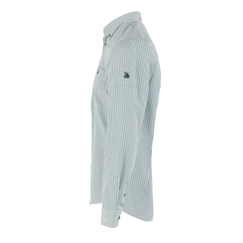 Koszula Tagart Harrington Slim w drobną kratkę, zielona Tagart