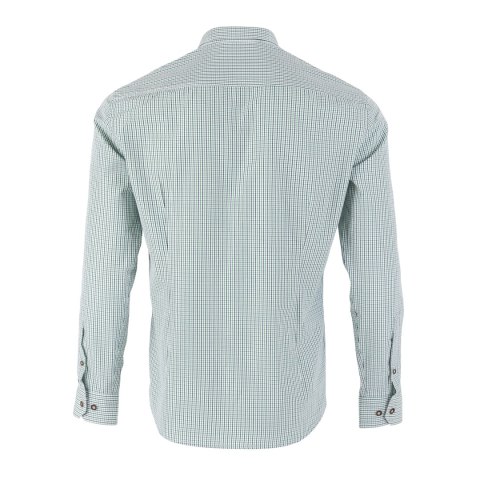 Koszula Tagart Harrington Slim w drobną kratkę, zielona Tagart