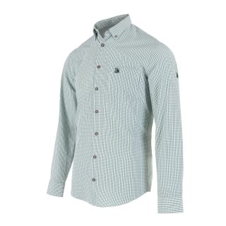 Koszula Tagart Harrington w drobną kratkę, zielona Tagart