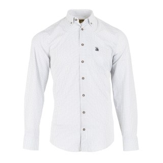 Koszula Tagart Stanford, biało/brązowa Tagart