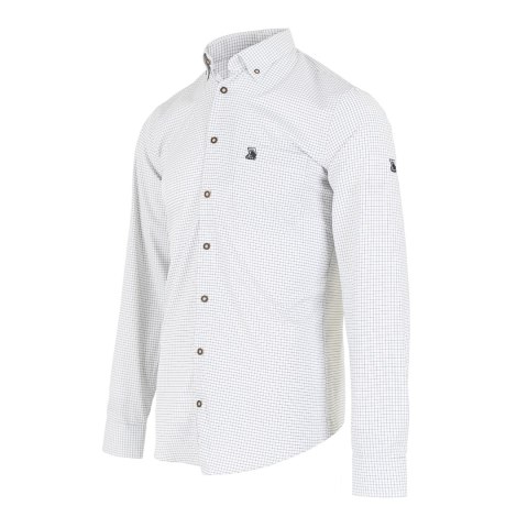 Koszula Tagart Stanford, biało/brązowa Tagart