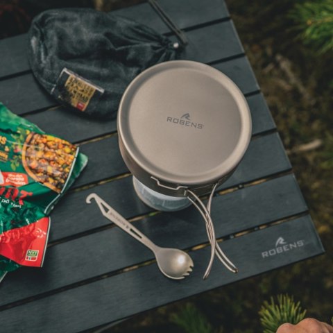 Łyżkowidelec Robens Titanium Spork Ultralight - silver Robens