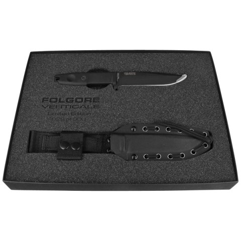 Nóż Extrema Ratio Folgore Verticale LE No 28/300 Black Forprene, Black M390 (04.1000.0202/M3/BLK/BLK) Extrema Ratio