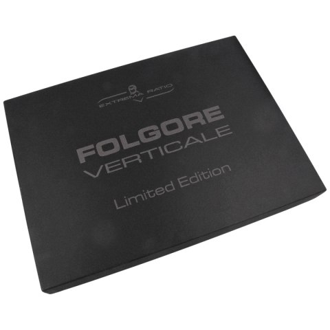 Nóż Extrema Ratio Folgore Verticale LE No 46/300 Black Forprene, Black M390 (04.1000.0202/M3/BLK/BLK) Extrema Ratio