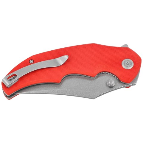Nóż składany Kubey Ceto Red G10, Beadblasted 14C28N by MUZI Design (KU181H) Kubey Knife