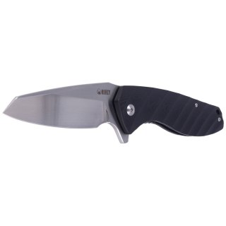 Nóż składany Kubey Hellfire Black G10, Satin D2 (KB075) Kubey Knife