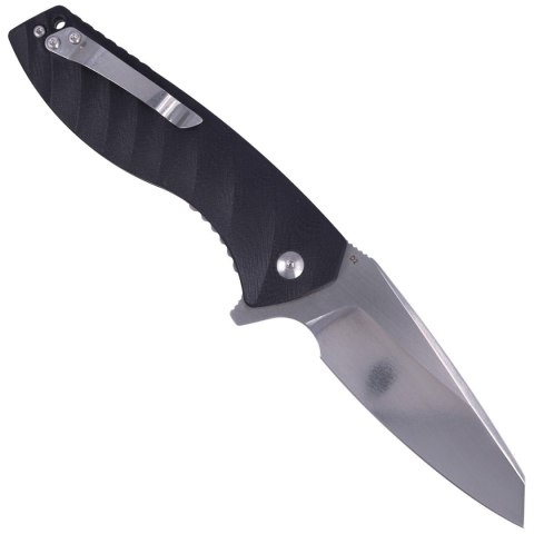 Nóż składany Kubey Hellfire Black G10, Satin D2 (KB075) Kubey Knife