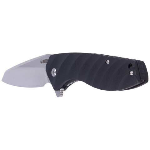 Nóż składany Kubey Hellfire Black G10, Satin D2 (KB075) Kubey Knife